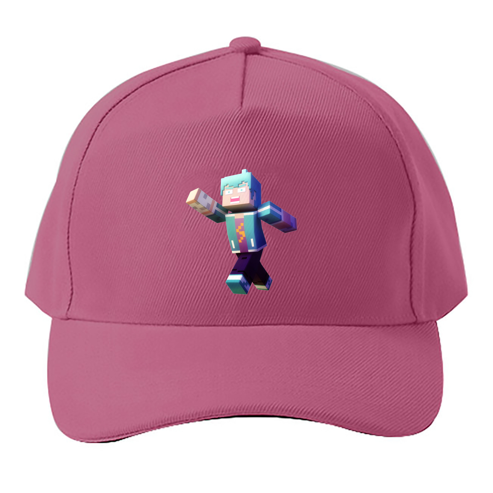 （画像用） マインクラフト ブロックの世界 Minecraft MC Block world ベースボールキャップ 綿100％ 男女兼用 帽子 スポーツ